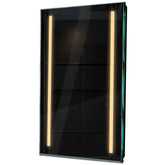 Specchio LED Verticale | Controllo tramite interruttore a muro | Luce bianca calda - Reyze Serie Salono Modello 5